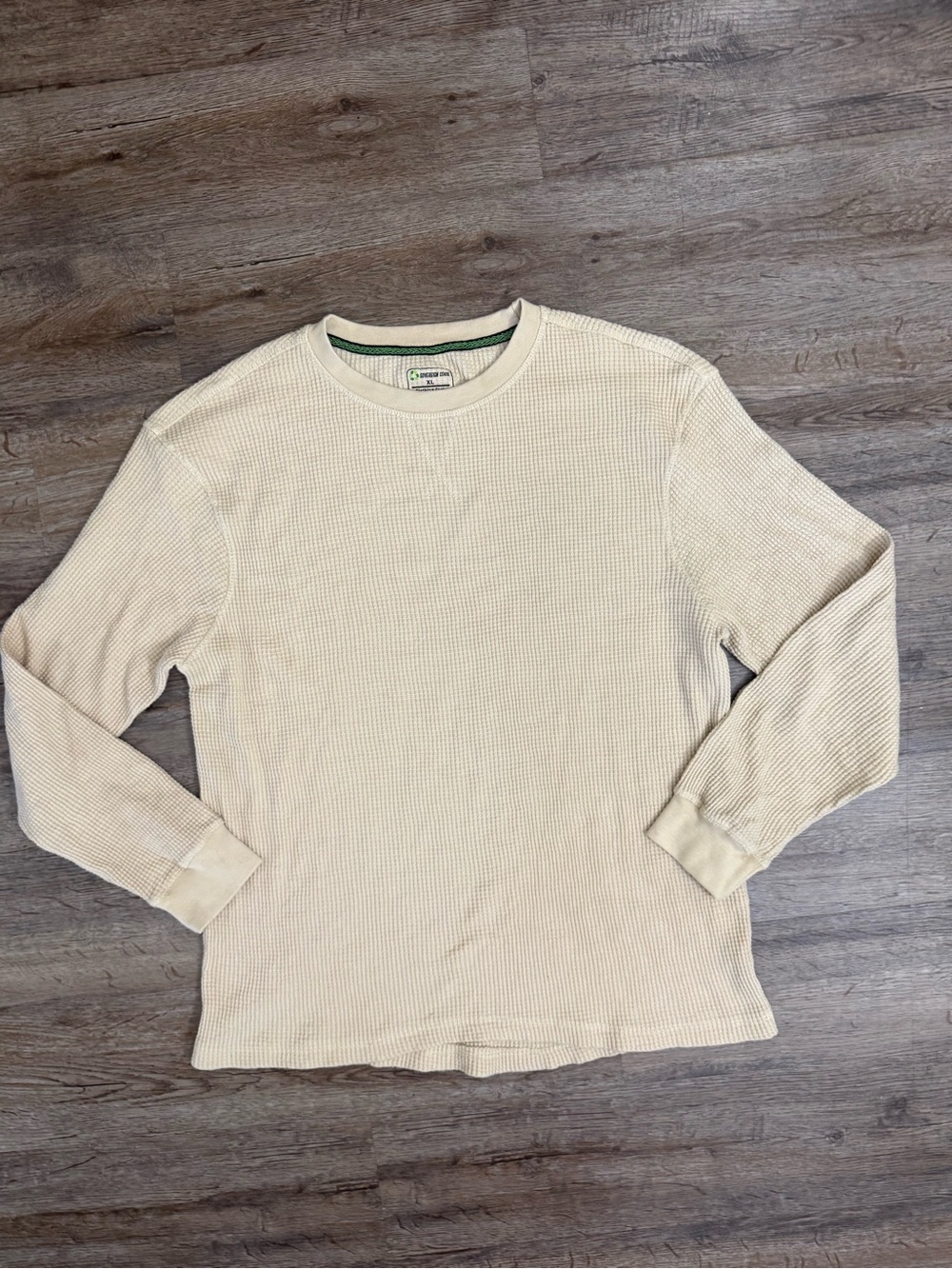 Sovereign State Waffle Knit Thermal Crewneck